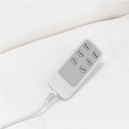 Fotel kosmetyczny elektryczny Sillon Basic pedi 3 siln. biały - 15