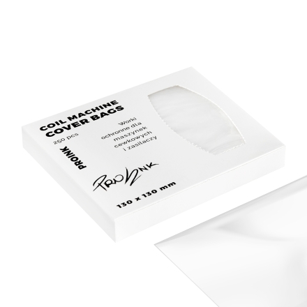 PRO INK Folia kwadratowa do maszynek cewkowych 100szt. - 2