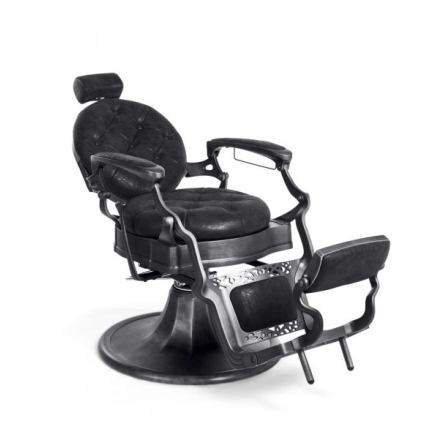 Fotel Barberski Clint B Mirplay Czarny - 2