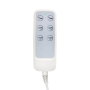 Fotel kosmetyczny elektryczny SILLON Lux 3 silniki szary, szara podstawa - 14