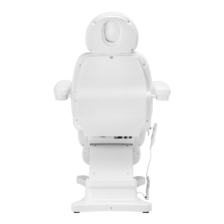 Elektryczny fotel kosmetyczny SILLON CLASSIC 3 silniki biały - 9