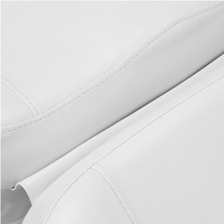 Elektryczny fotel kosmetyczny SILLON CLASSIC 3 silniki biały - 10