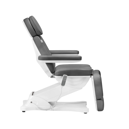Elektryczny fotel kosmetyczny SILLON CLASSIC 3 silniki szary - 4