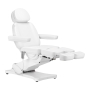 Elektryczny fotel kosmetyczny SILLON CLASSIC 2 silniki pedi biały - 4