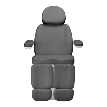 Elektryczny fotel kosmetyczny SILLON CLASSIC 2 silniki pedi szary - 8