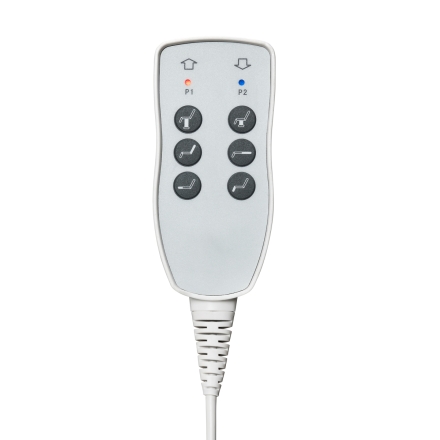 Fotel kosmetyczny elektr. Azzurro 891 biały - 10