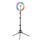 GLOW lampa pierścieniowa ring 13" RGB bsc ze statywem 10W - 1