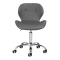 Taboret kosmetyczny QS-06 szary - 2