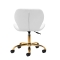 Taboret kosmetyczny QS-06G złoto biały - 3