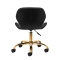Taboret kosmetyczny QS-06G złoto czarny - 3