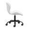 Taboret kosmetyczny QS-06B czarno biały - 2