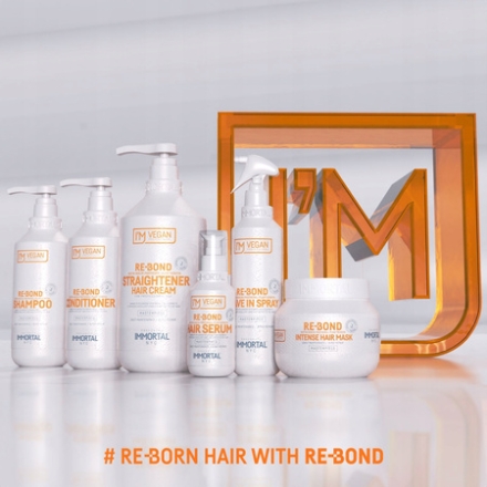 IMMORTAL VEGAN Re-Bond Szampon do włosów zniszczonych regeneracja 250ml - 2