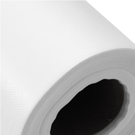 Jednorazowy podkład medyczny włokninowy laminowany 50cm x 50m biały - 2