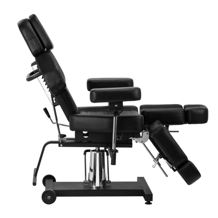 Fotel hydrauliczny do tatuażu Pro Ink 601A czarny - 5