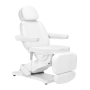 Elektryczny fotel kosmetyczny SILLON CLASSIC 3 silniki z podgrzewaniem second edition biały - 2
