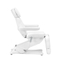 Elektryczny fotel kosmetyczny SILLON CLASSIC 3 silniki z podgrzewaniem second edition biały - 5