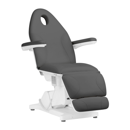 Fotel kosmetyczny elektryczny Sillon Basic 3 siln. szary 2 gat. - 2