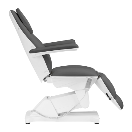 Fotel kosmetyczny elektryczny Sillon Basic 3 siln. szary 2 gat. - 4