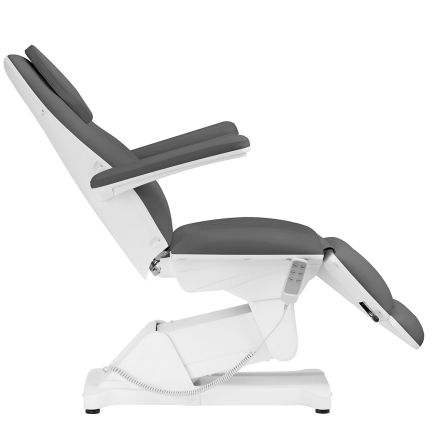 Fotel kosmetyczny elektryczny Sillon Basic 3 siln. szary 2 gat. - 5