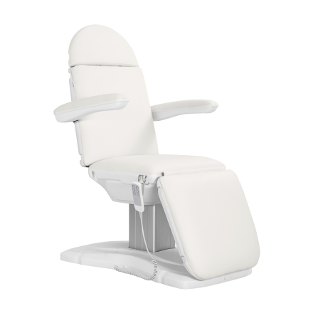 Elektryczny fotel kosmetyczny SILLON Eclipse 3 siln. biały