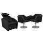 Zestaw Mebli Ayala Comfort + 2 Fotele Holly Czarne B Podstawa Dysk - 2