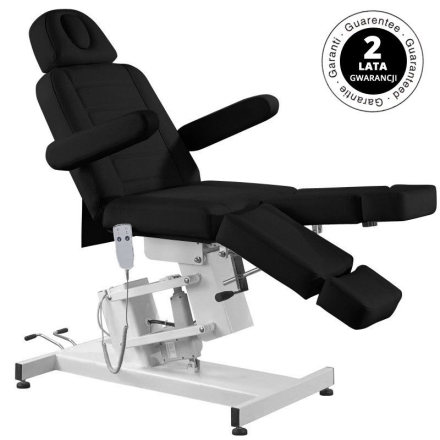 Fotel kosmetyczny elektr. Azzurro 706 pedi 1 siln. czarny - 3