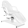 Zestaw fotel 210 + taboret 303 biały + prześcieradło fliselinowe - 4