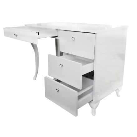 Stylowe Biurko Manicure Piano 110 cm - 2