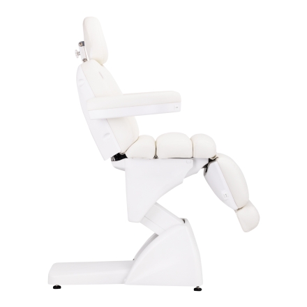 Fotel kosmetyczny elektr. Azzurro 878 5 siln. biały - 16