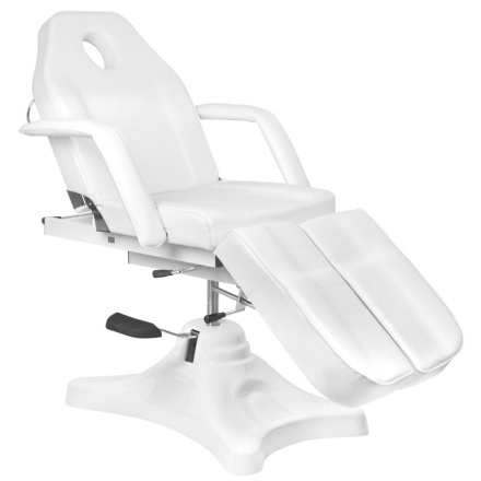 Fotel kosmetyczny hyd. A 234C pedi biały - 2