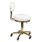 Taboret kosmetyczny Gold AM-961 biały - 2