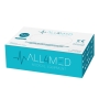 All4med jednorazowe rękawice diagnostyczne nitrylowe fioletowe l - 4