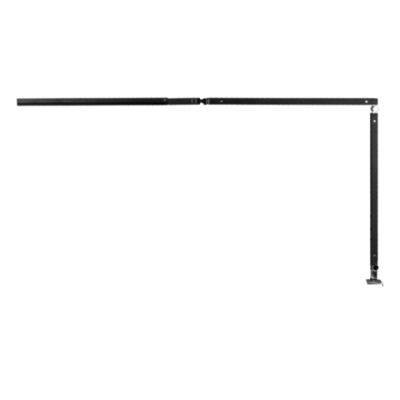 Lampa led 3-ramienna na biurko czarna - 3