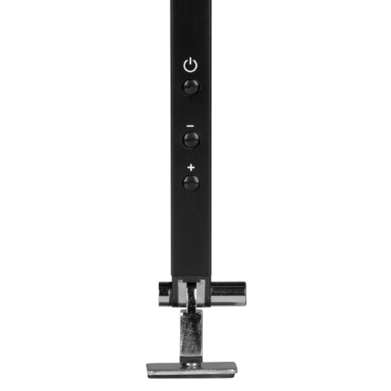 Lampa led 3-ramienna na biurko czarna - 4