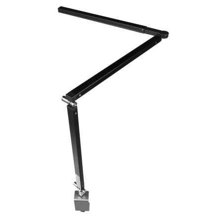 Lampa led 3-ramienna na biurko czarna - 7