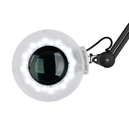 Lampa lupa led S5 + statyw czarna - 4