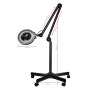 Lampa lupa led S5 + statyw czarna - 9