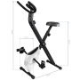 ROWER TRENINGOWY X-BIKE SKŁADANY BIAŁY - 6