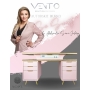 Biurko Manicure So Sweet różowe + Pochłaniacz VENTO PRO PLUS Jako Opcja - 3