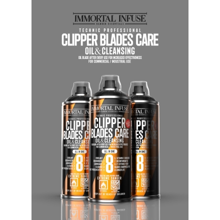 zestaw 4 x Immortal Blades Care spray do maszynek 8w1 400ml - 3
