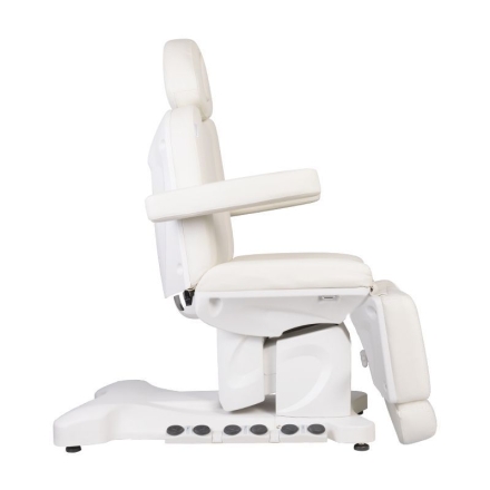 Fotel kosmetyczny elektr. Azzurro 708B Exclusive 3 siln. podgrzewany - 6