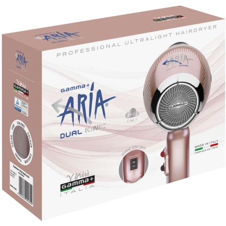 Gamma Piu Aria Dual Ionic Grigio Tortora - Lekka Suszarka Do Włosów Jonizacja - 8