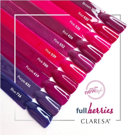 CLARESA Lakier hybrydowy RED 420 -5g - 2