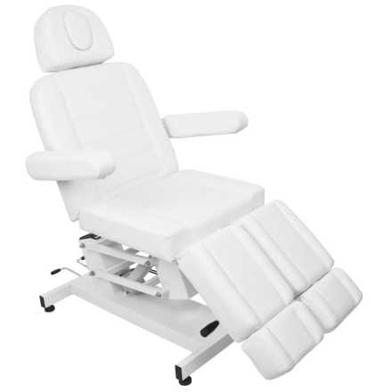 Fotel kosmetyczny elektr. Azzurro 706 pedi 1 siln. biały - 3