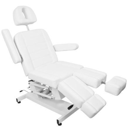 Fotel kosmetyczny elektr. Azzurro 706 pedi 1 siln. biały - 4