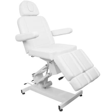 Fotel kosmetyczny elektr. Azzurro 706 pedi 1 siln. biały - 6