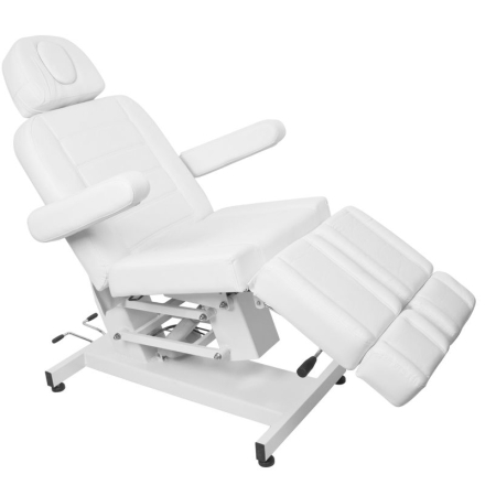 Fotel kosmetyczny elektr. Azzurro 706 pedi 1 siln. biały - 11