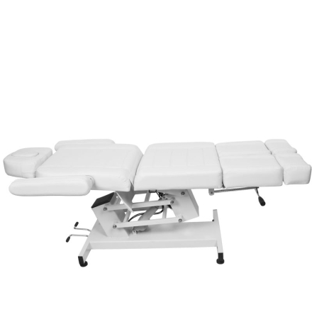 Fotel kosmetyczny elektr. Azzurro 706 pedi 1 siln. biały - 13