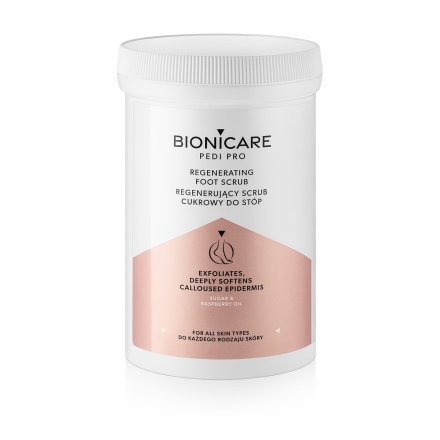 Bionicare regenerujacy scrub cukrowy do stóp 500 g