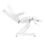 Fotel kosmetyczny elektryczny Sillon Basic 3 siln. biały - 8